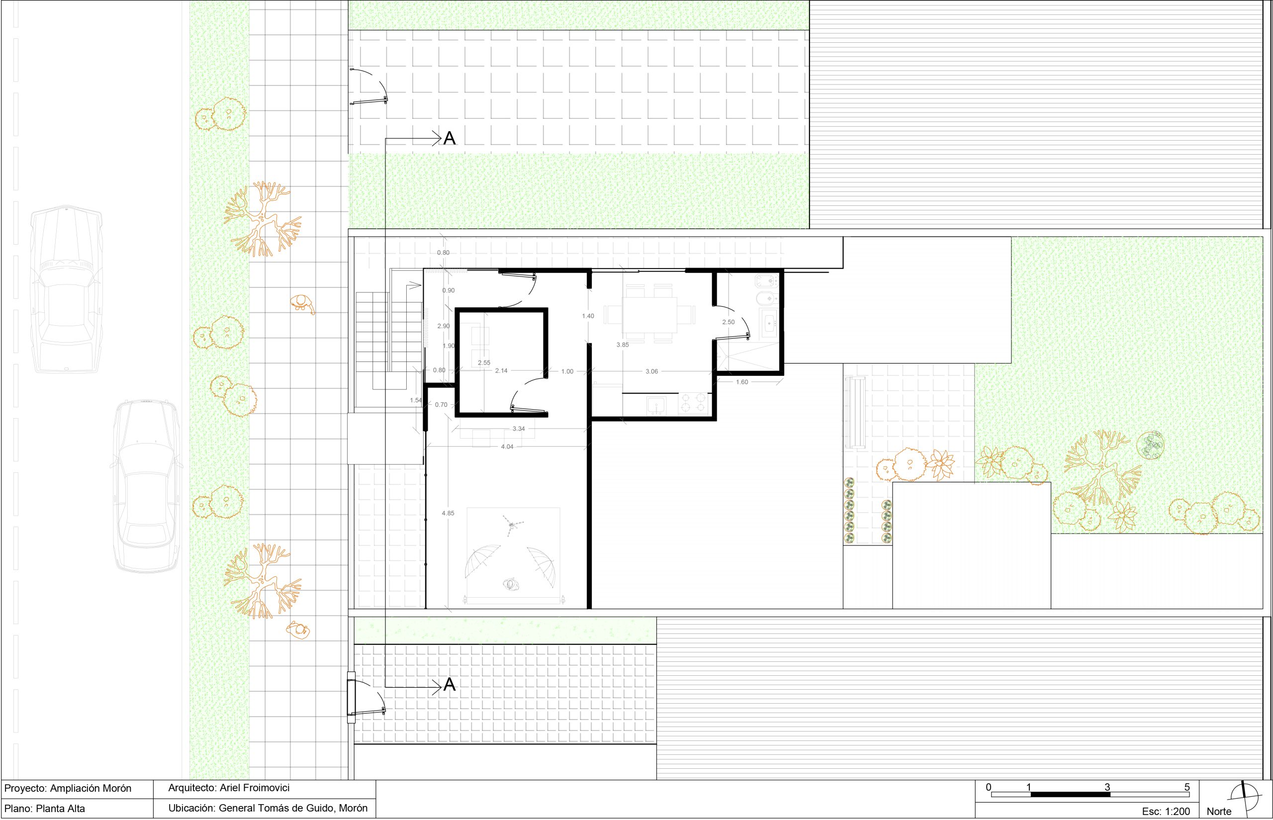 Planta alta - Froimovici Arquitectos