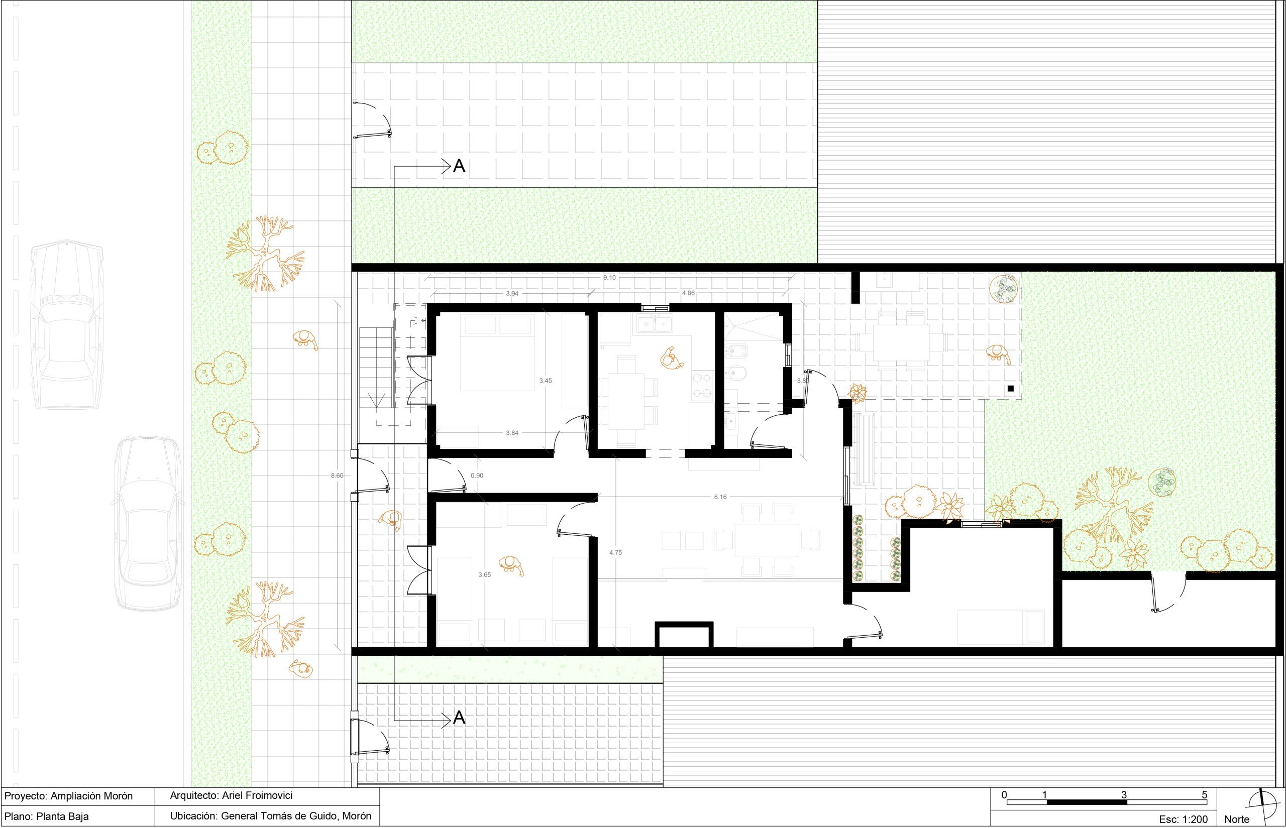 Planta baja - Froimovici Arquitectos