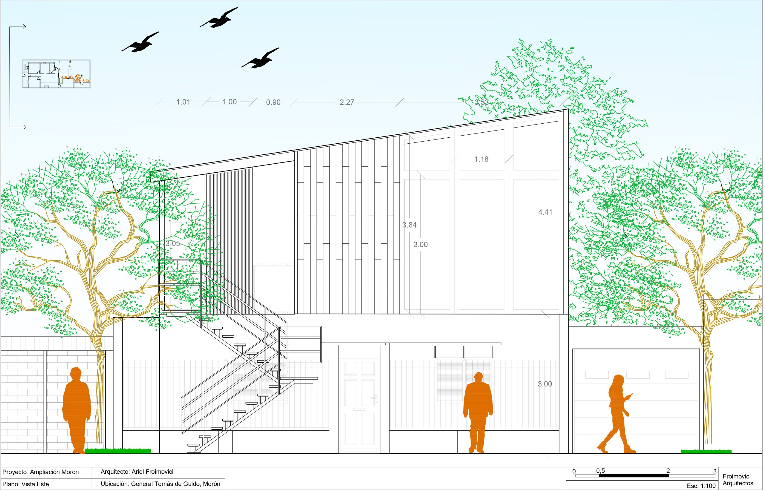 Vista este - Froimovici Arquitectos